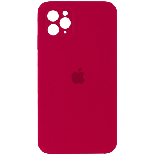 Чохол Apple silicone case iPhone 11 Rose Red (HC)